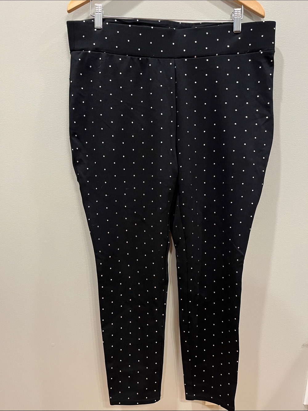 Philosophy Black Polka Dot Ankle Pants